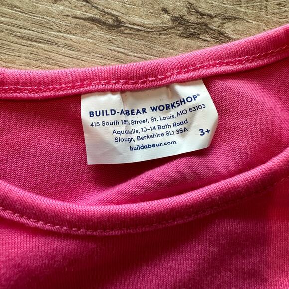 Build a Bear Minions Bib Overall Shorts and Happy Birthday Shirt - Picture 3 of 5